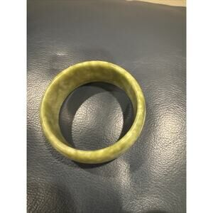 Natural Serpentine Jade Gemstone Bangle Bracelet